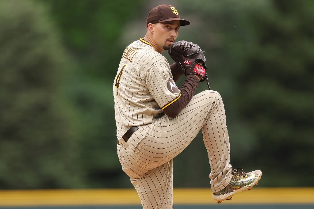 Blake Snell San Diego Padres Colorado Rockies