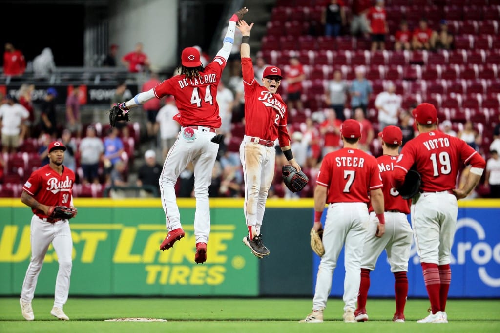 Elly De La Cruz Tj Friedl Cincinnati Reds