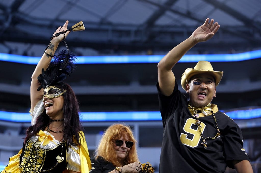 New Orleans Saints Fans Los Angeles Chargers