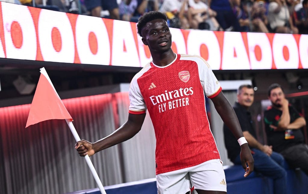 Arsenal Bukayo Saka Fc Barcelona Sofi Stadium