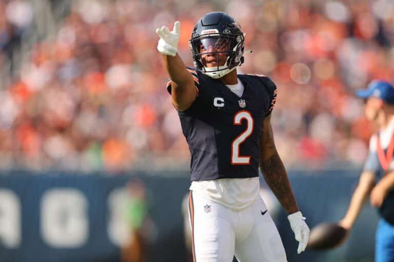 DJ Moore Chicago Bears Green Bay Packers