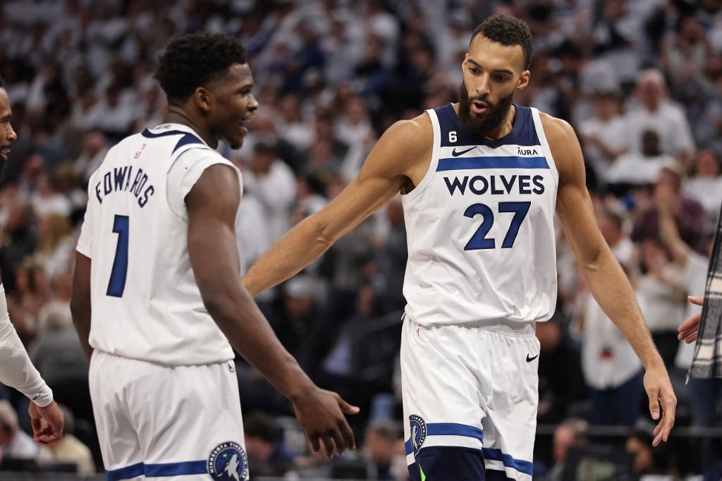 Rudy Gobert Minnesota Timberwolves Anthony Edwards