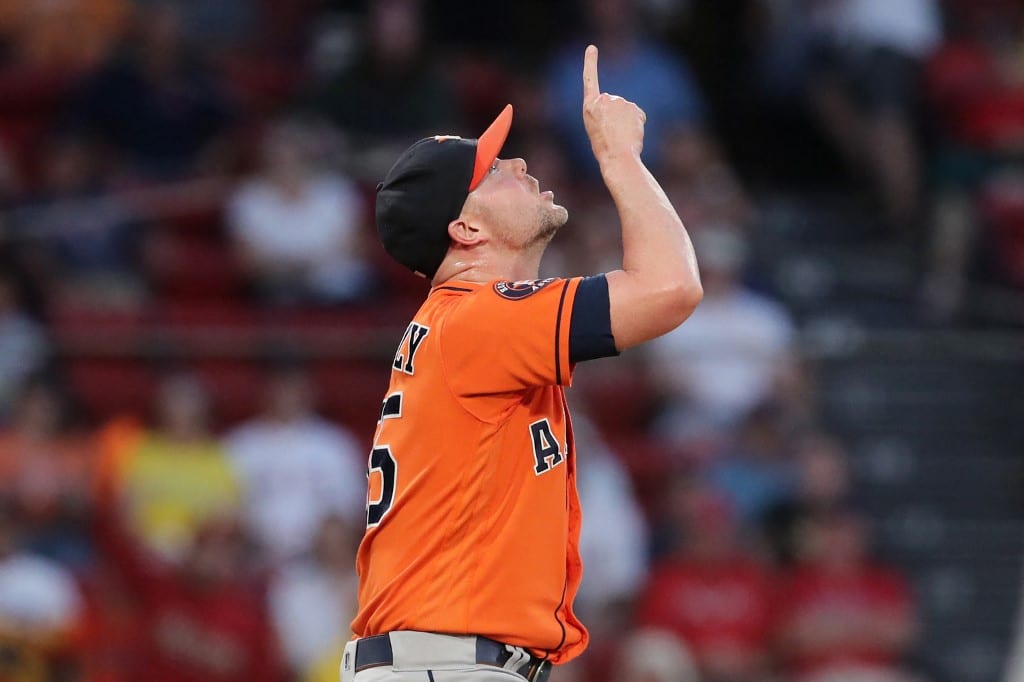 Ryan Pressly Houston Astros Boston Red Sox