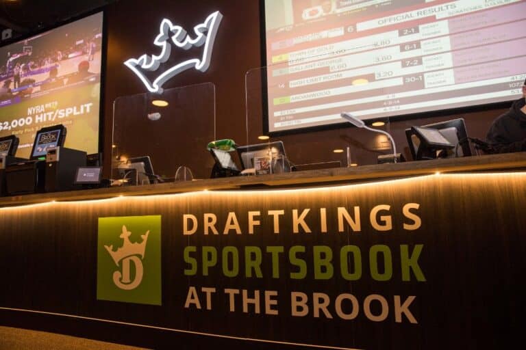 Signage Draftkings Sportsbook Ribbon Cutting Seabrook New Hampshire