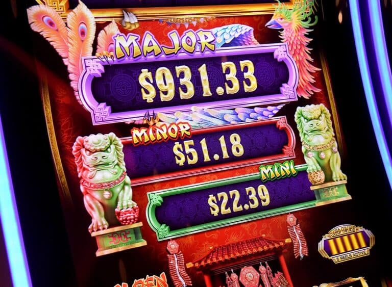Slot Machine Screen Casino Las Vegas Nevada