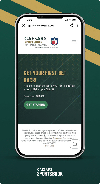 Caesars Mobile Homepage