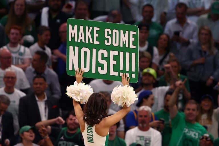 Boston Celtics Cheerleader v Golden State Warriors