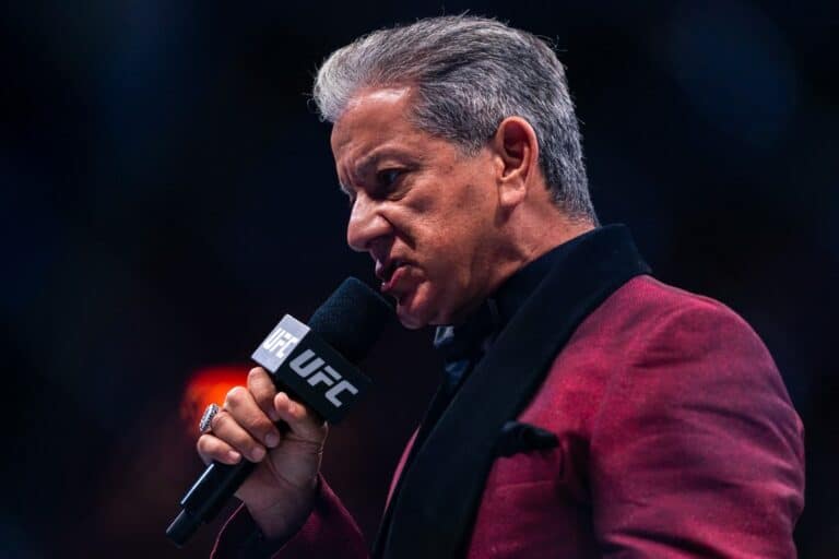 Bruce Buffer UFC Event Rogers Arena Vancouver Canada