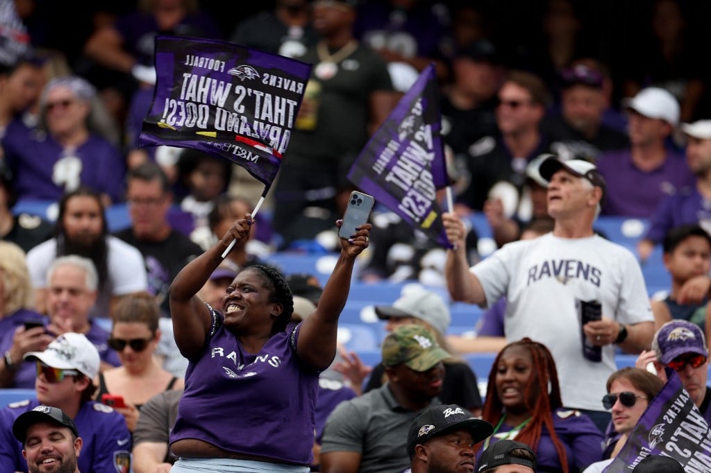 Fans Baltimore Ravens Houston Texans Maryland