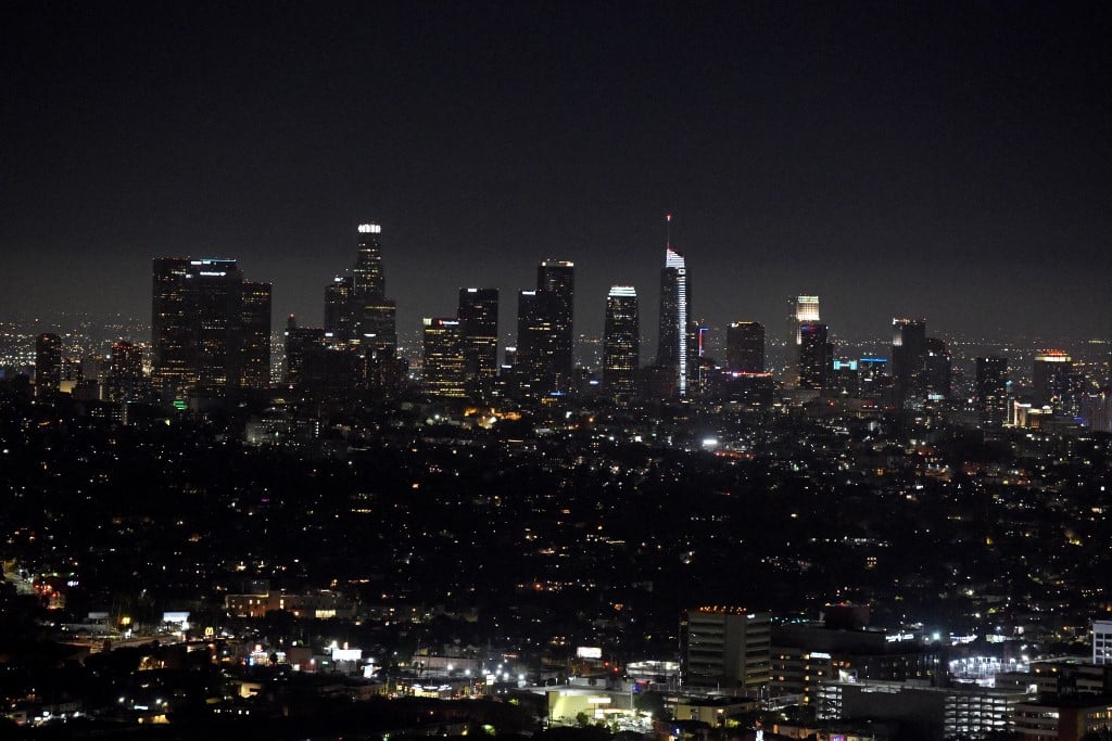 General View Downtown Los Angeles California