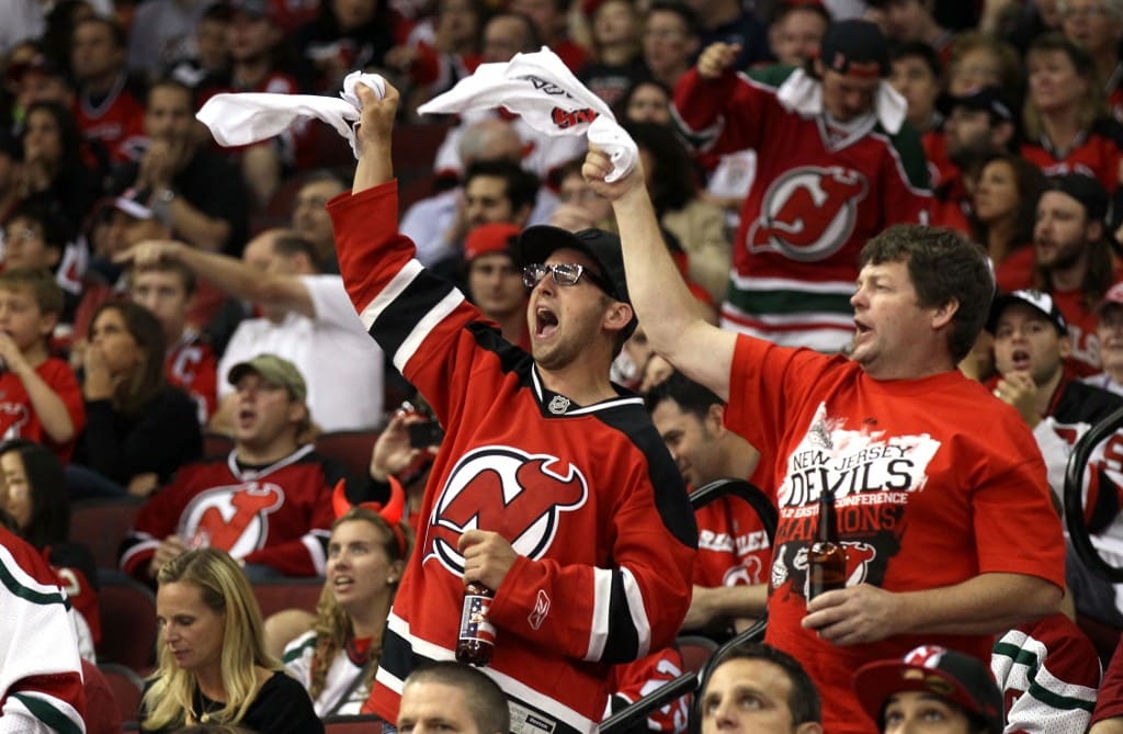 New Jersey Devils Fans Nhl Celebrate