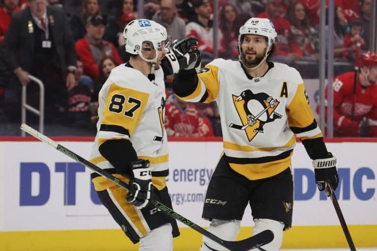 Sidney Crosby Pittsburgh Penguins Kris Letang