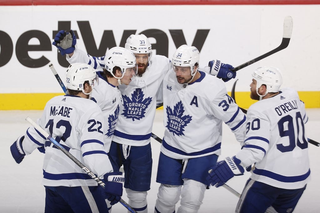 Teammates Mitchell Marner Toronto Maple Leafs Florida Panthers