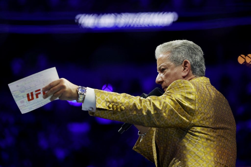 Bruce Buffer Announcer During UFC 287