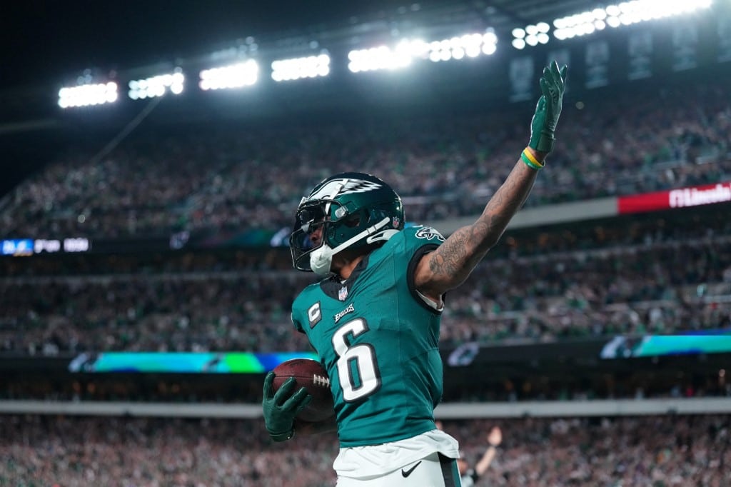 DeVonta Smith Philadelphia Eagles Minnesota Vikings