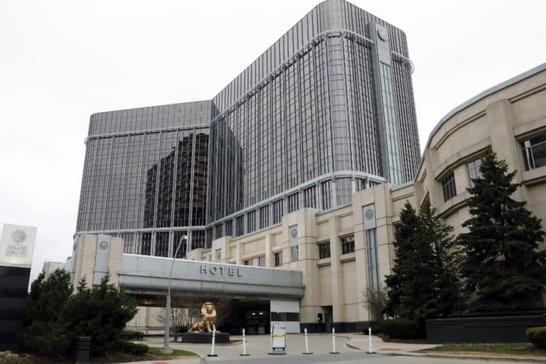General View MGM Casino Detroit Michigan