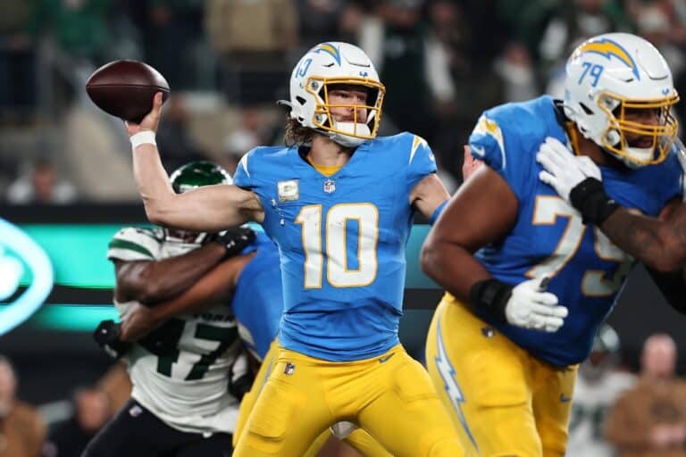 Justin Herbert Los Angeles Chargers New York Jets