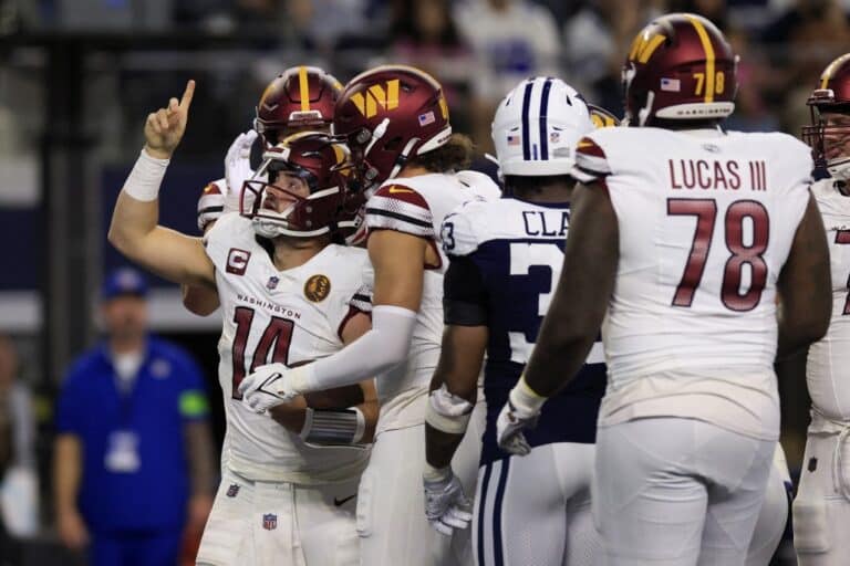 Sam Howell Washington Commanders v Dallas Cowboys