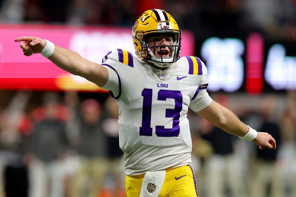 Garrett Nussmeier Lsu Tigers v Georgia Bulldogs