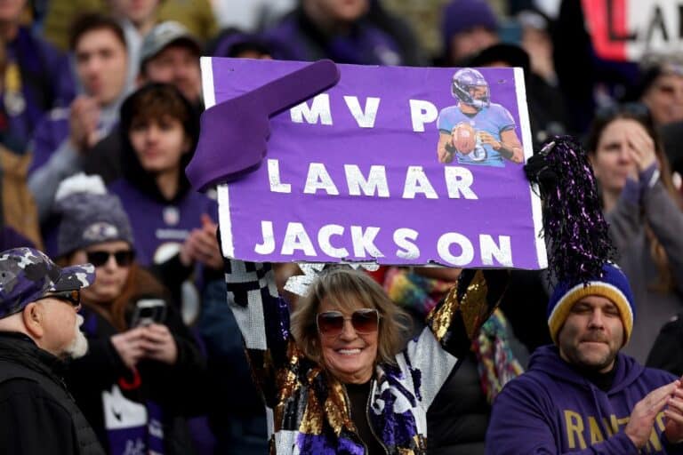 Lamar Jackson Baltimore Ravens MVP Fan