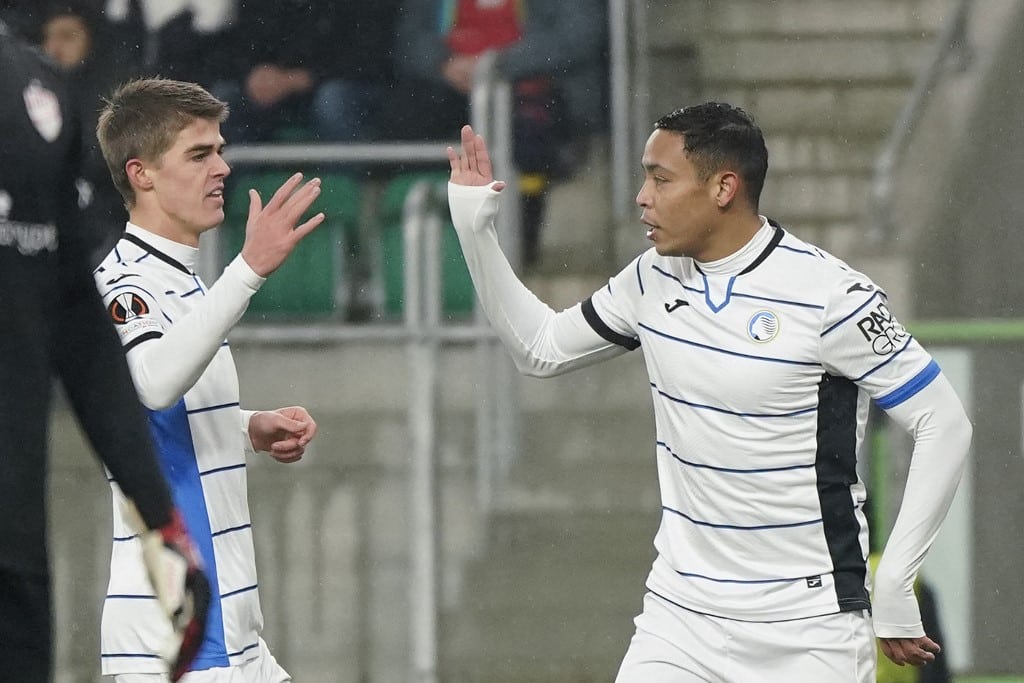 Luis Muriel and Charles De Ketelaere Atalanta