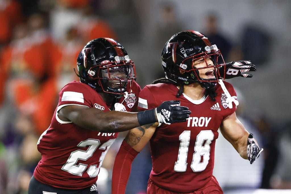Reddy Steward and Keyshawn Swanson Troy Trojans