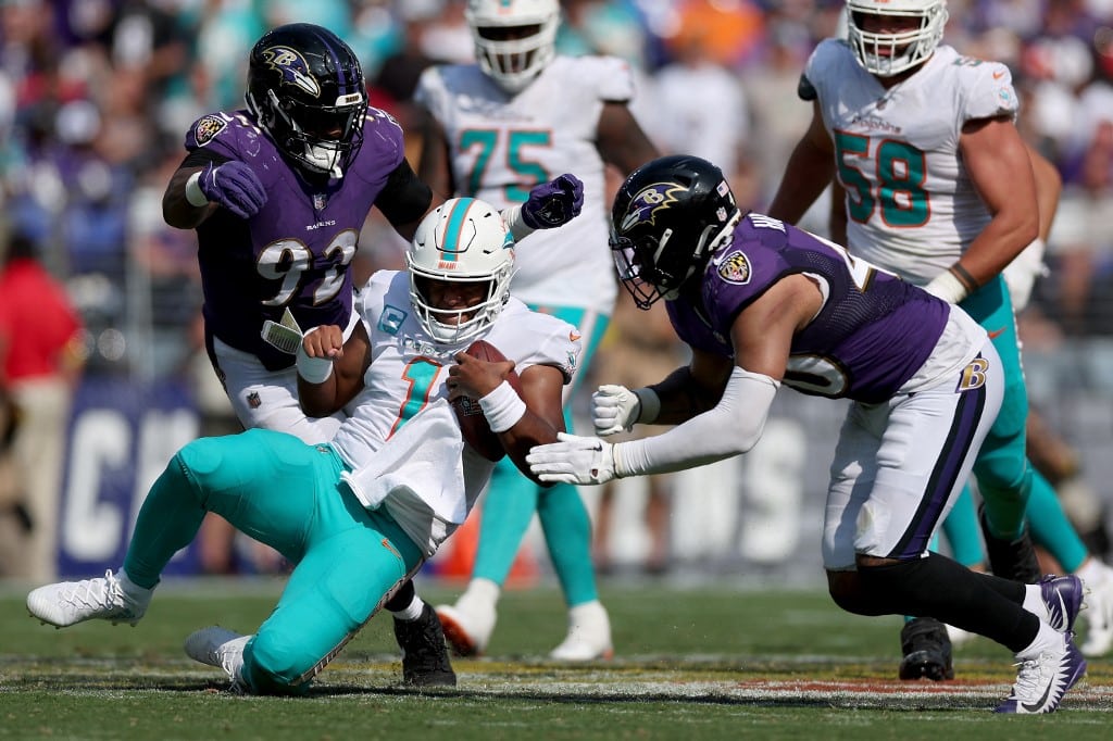 Tua Tagovailoa Miami Dolphins v Baltimore Ravens