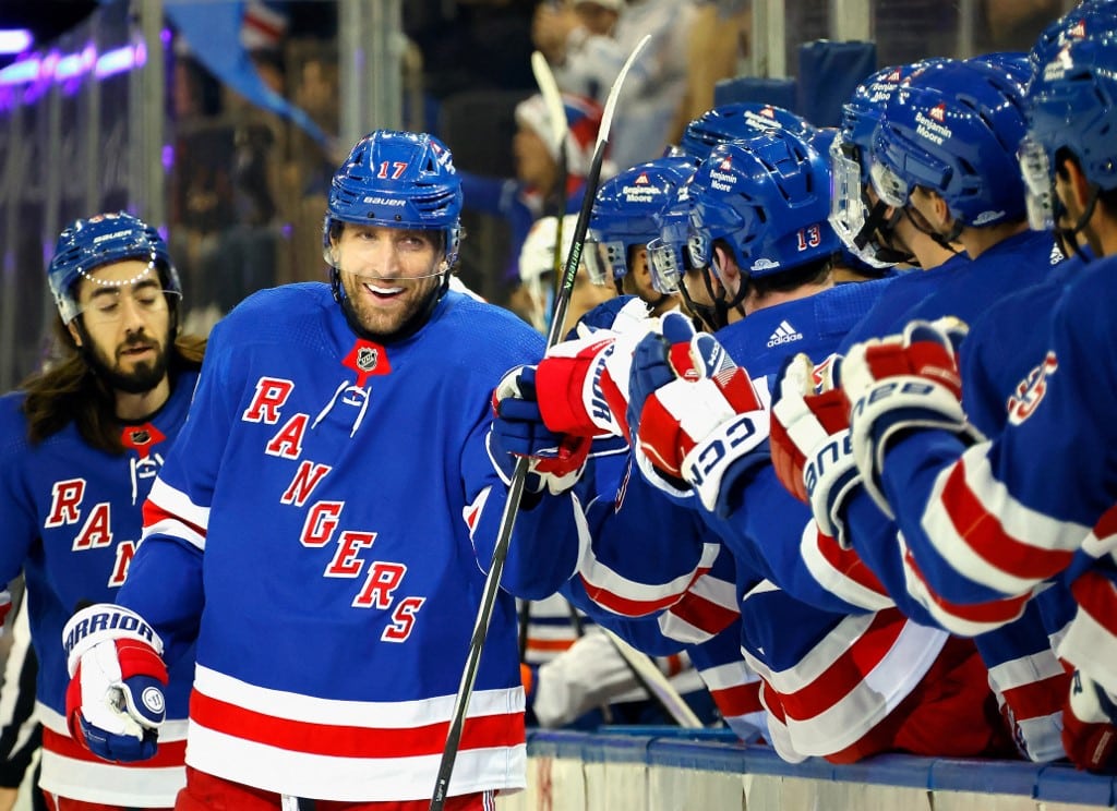 Blake Wheeler New York Rangers v Edmonton Oilers