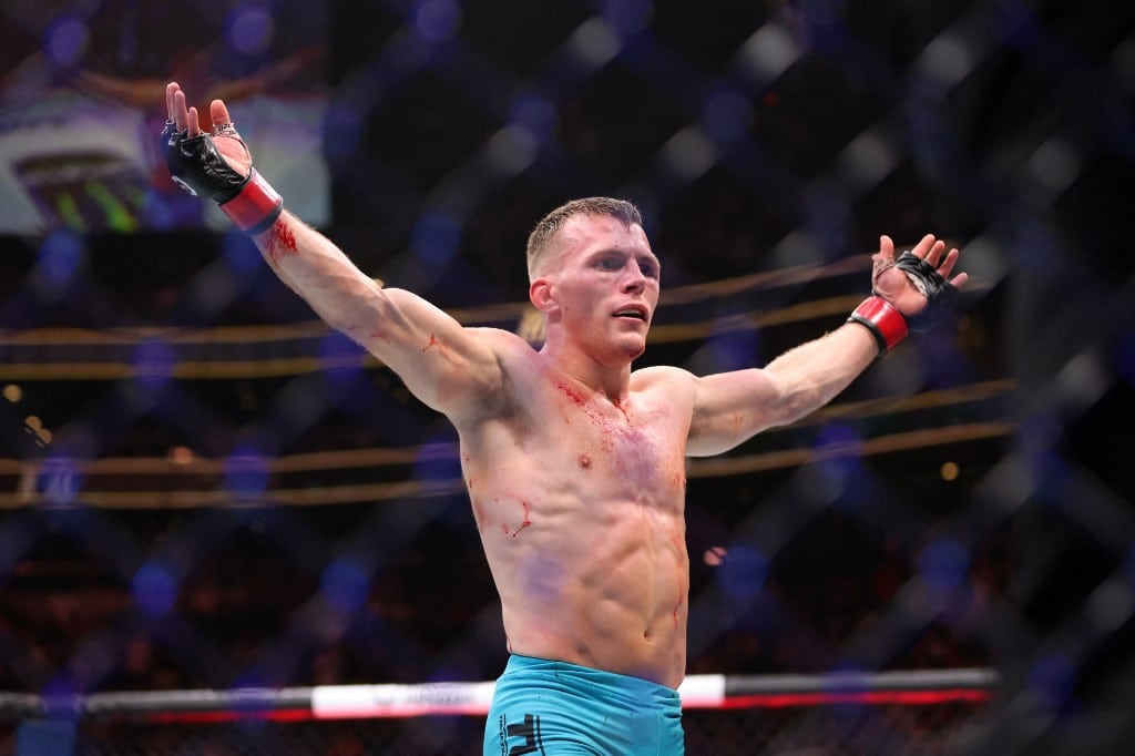 Brad Katona Celebrates Win at UFC 292