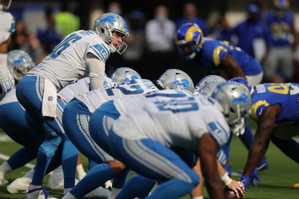 Jared Goff Detroit Lions v Los Angeles Rams