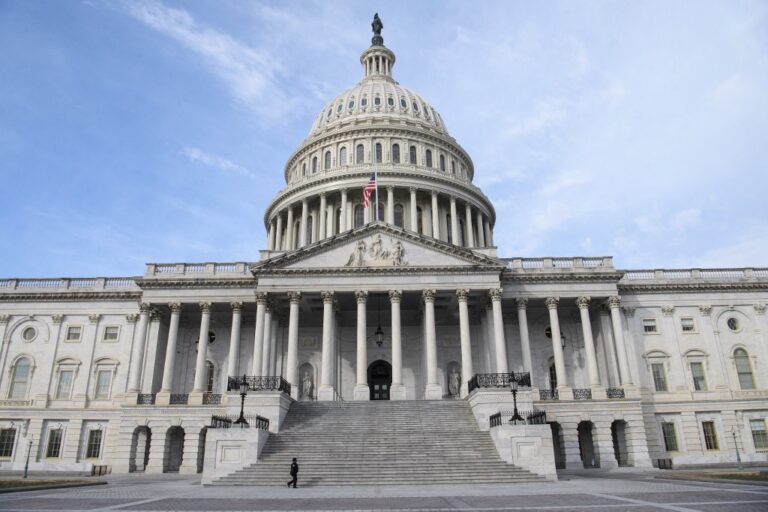 A view of the US Capitol in Washington, DC. With US mid-terms nearing, all 435 House seats and 33 or 34 Senate seats are up for grabs, shaping control of Congress.