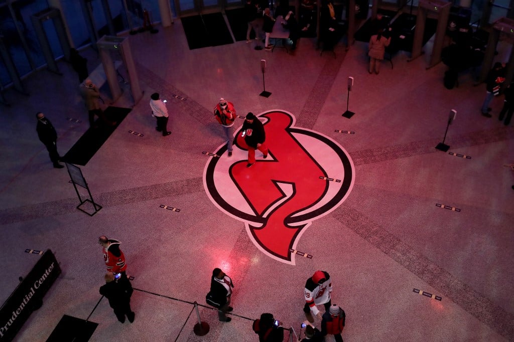 general view at new jersey devils game