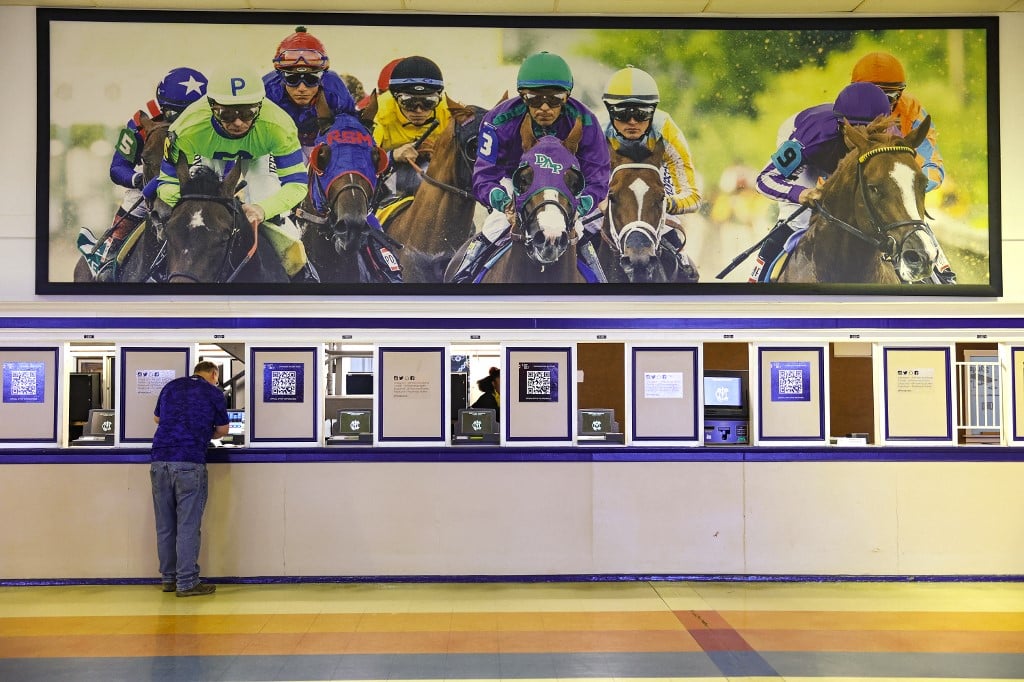 Horse Racing Betting Window Pimlico Race Course