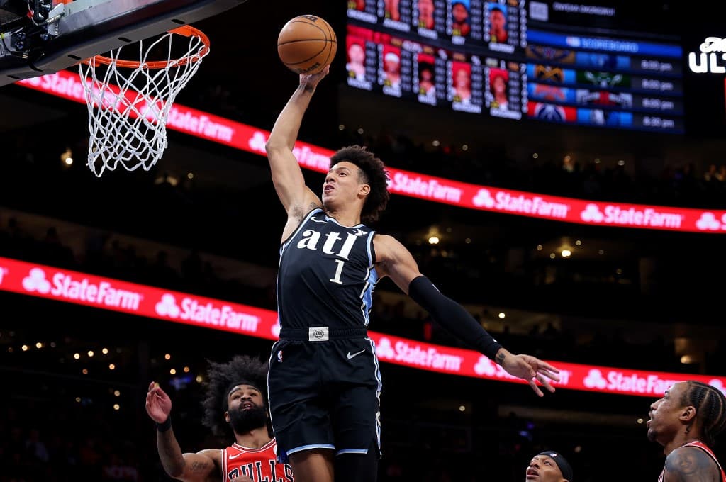 Jalen Johnson Atlanta Hawks v Chicago Bulls