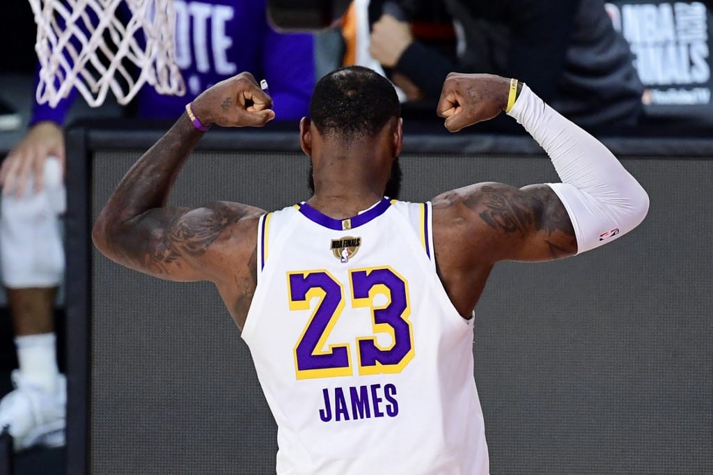 LeBron James Los Angeles Lakers v Miami Heat