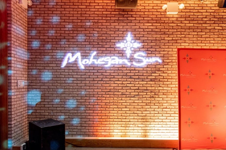 Mohegan Sun Casino Signage at Special Event