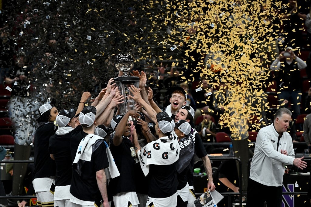 Purdue Boilermakers Celebrate Big Ten Championship