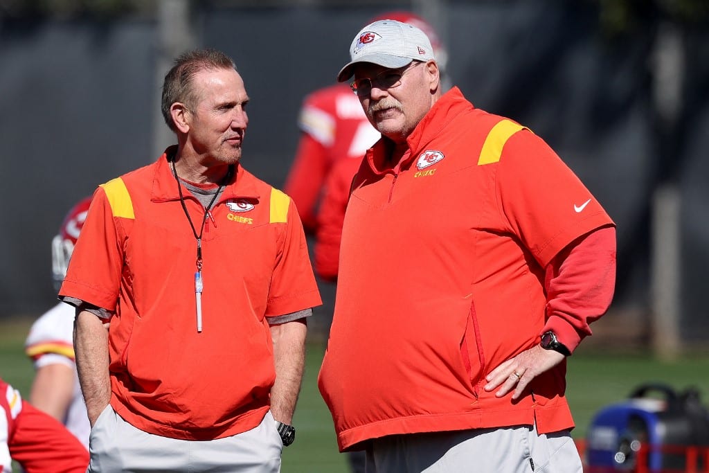 Steve Spagnuolo and Andy Reid Kansas City Chiefs