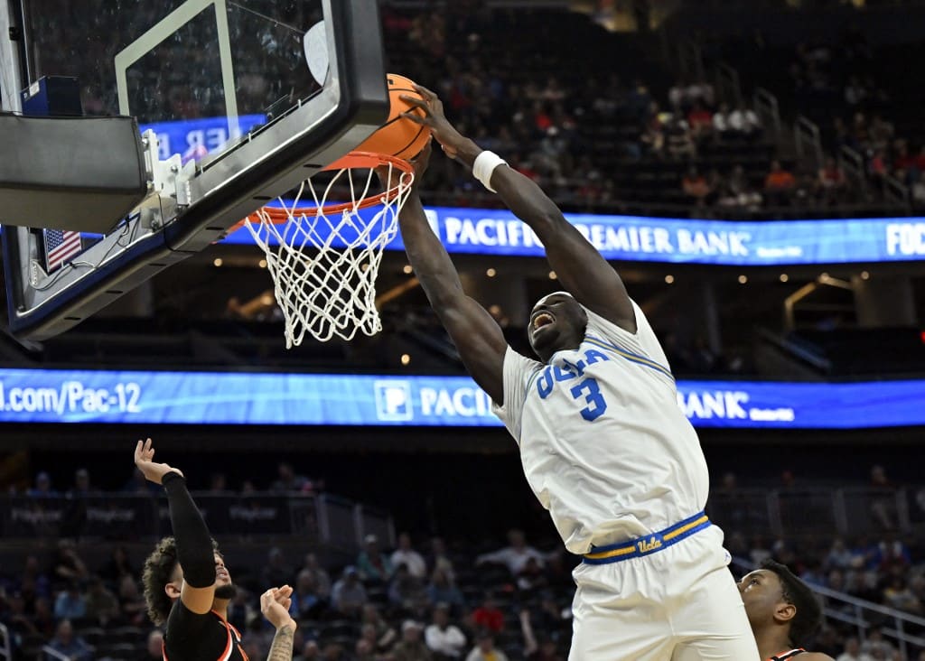 Adem Bona UCLA Bruins Pac-12 Conference basketball tournament Nevada