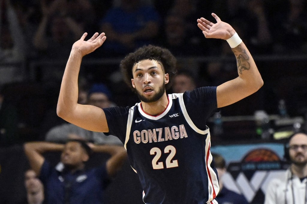 Anton Watson Gonzaga Bulldogs West Coast Conference basketball tournament Nevada