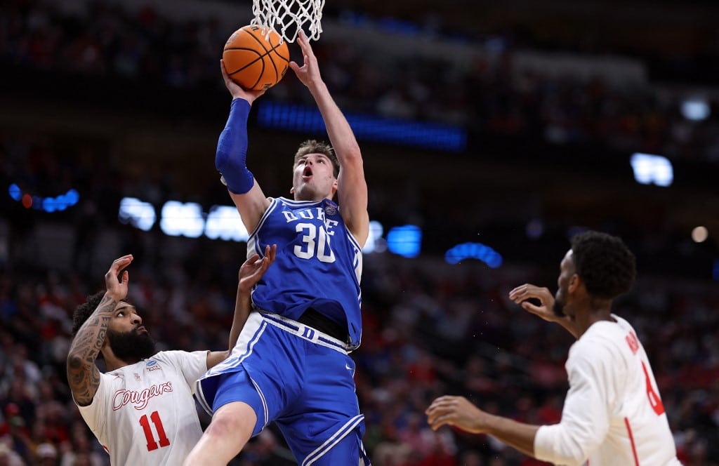 Kyle Filipowski Duke Blue Devils NCAA Men's Basketball Tournament Texas