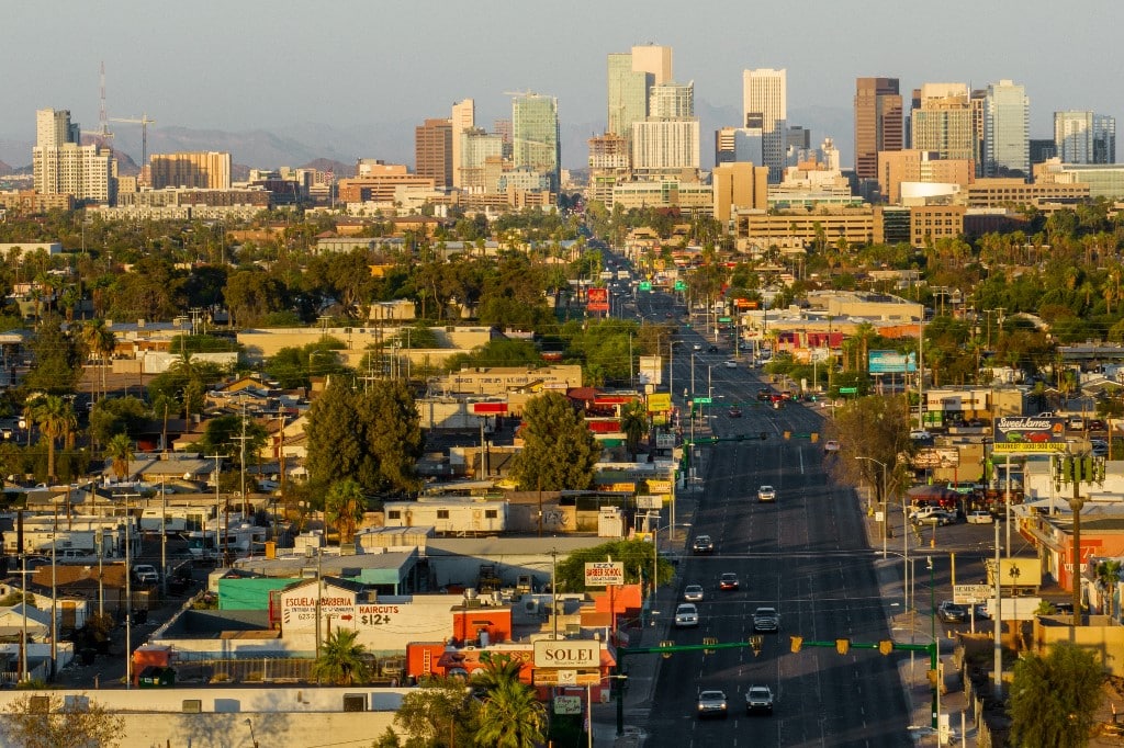 Phoenix downtown skyline