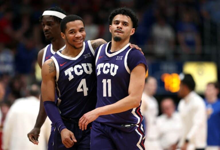 Jameer Nelson Jr and Trevian Tennyson TCU Horned Frogs