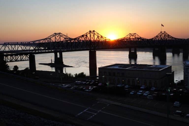 Mississippi River in Vicksburg Mississippi