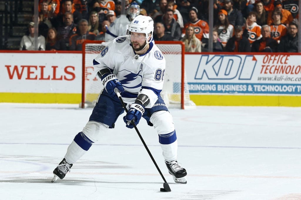 Nikita Kucherov Tampa Bay Lightning v Philadelphia Flyers