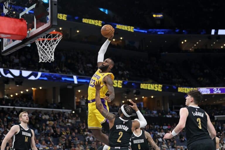 LeBron James Los Angeles Lakers Tennessee