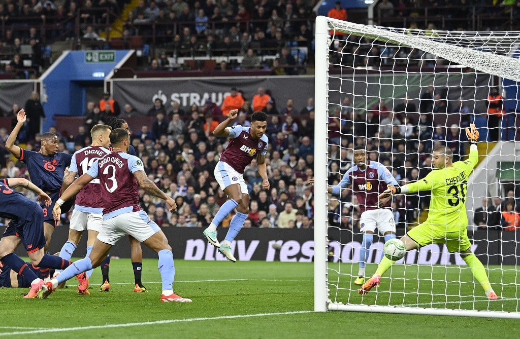 Ollie Watkins Aston Villa UEFA Europa Conference League quarter-final England