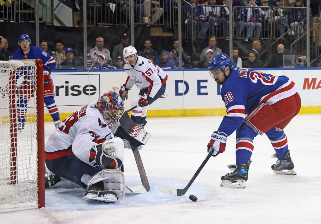 Charlie Lindgren Washington Capitals v New York Rangers