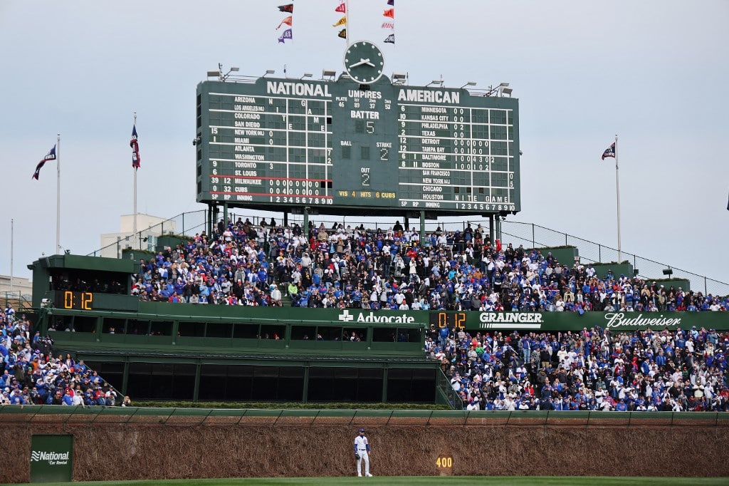 General View Wrigley Field Chicago Illinois