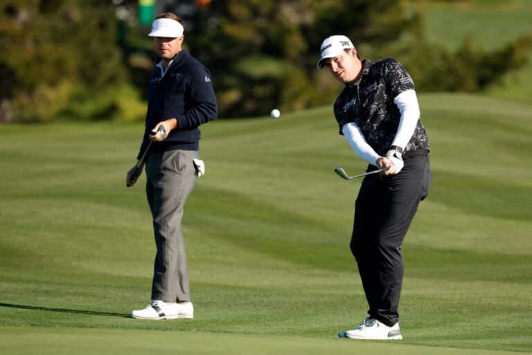 Joel Dahmen and Keith Mitchell AT&T Pebble Beach Pro-Am